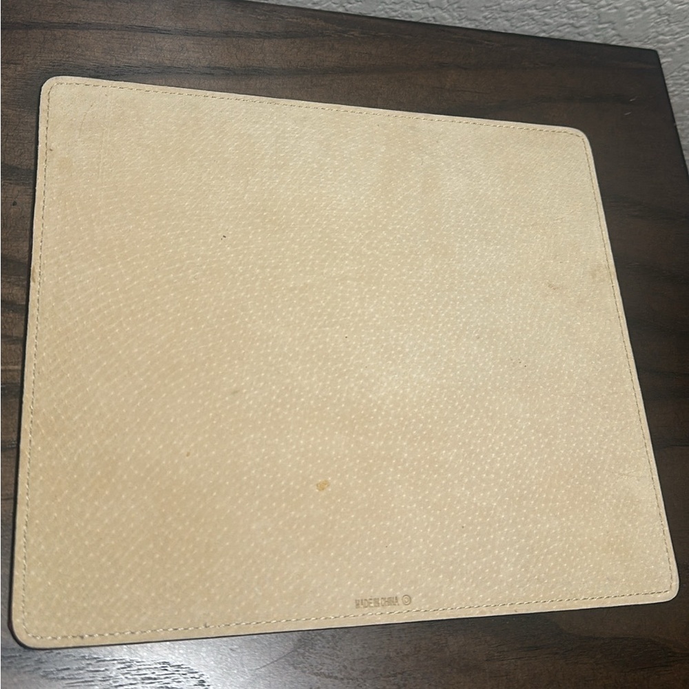 Coach Script Heart Leather Mousepad - image 4